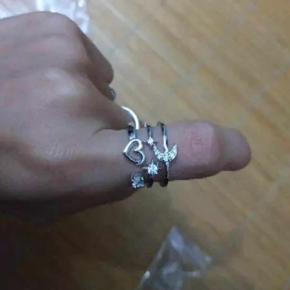 crescent moon ring